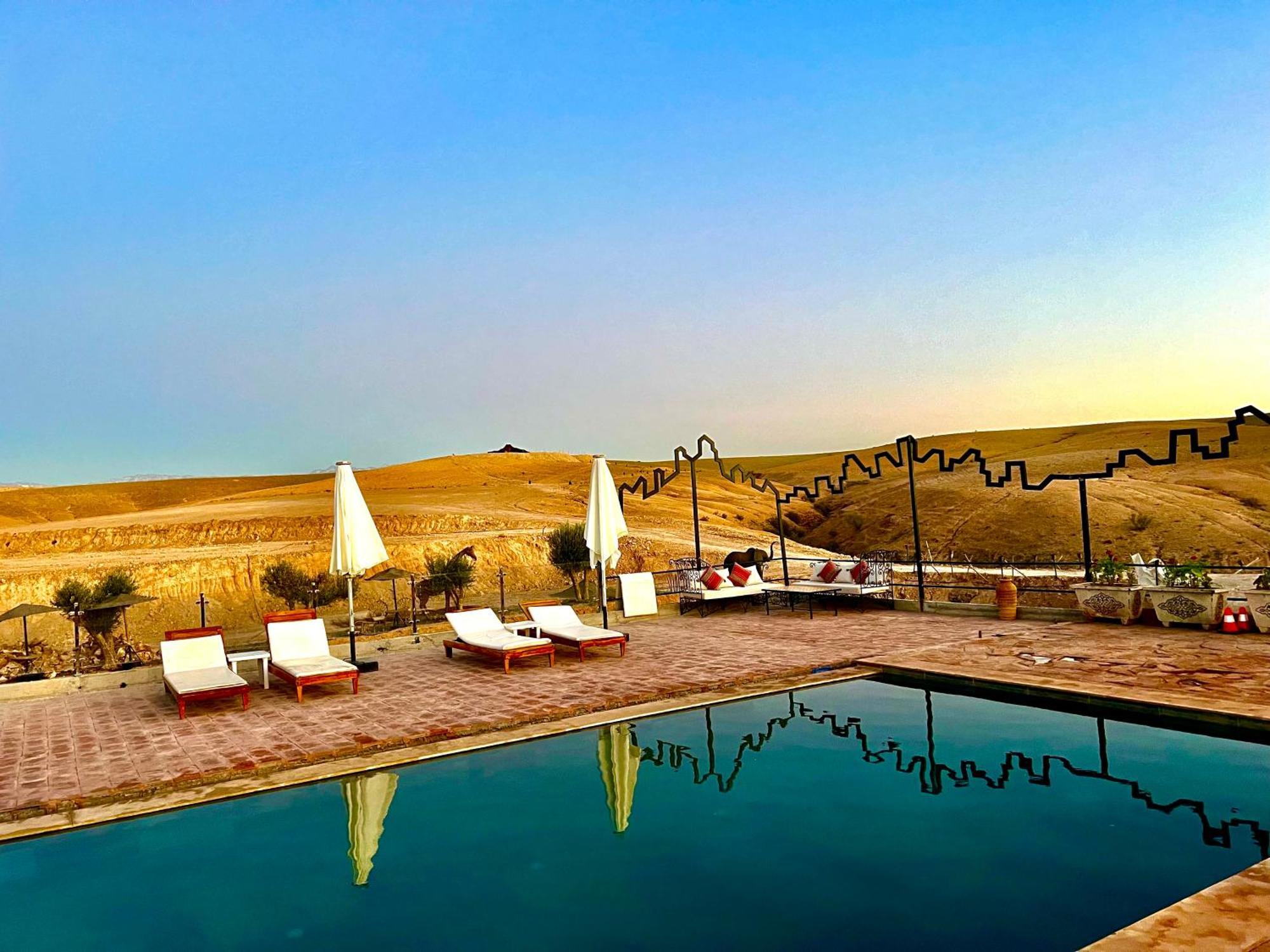 Agafay Biv Folk & Spa By We Camps Ourika Exterior photo